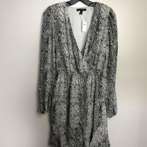 NWT Banana Republic Snake Skin Wrap Dress